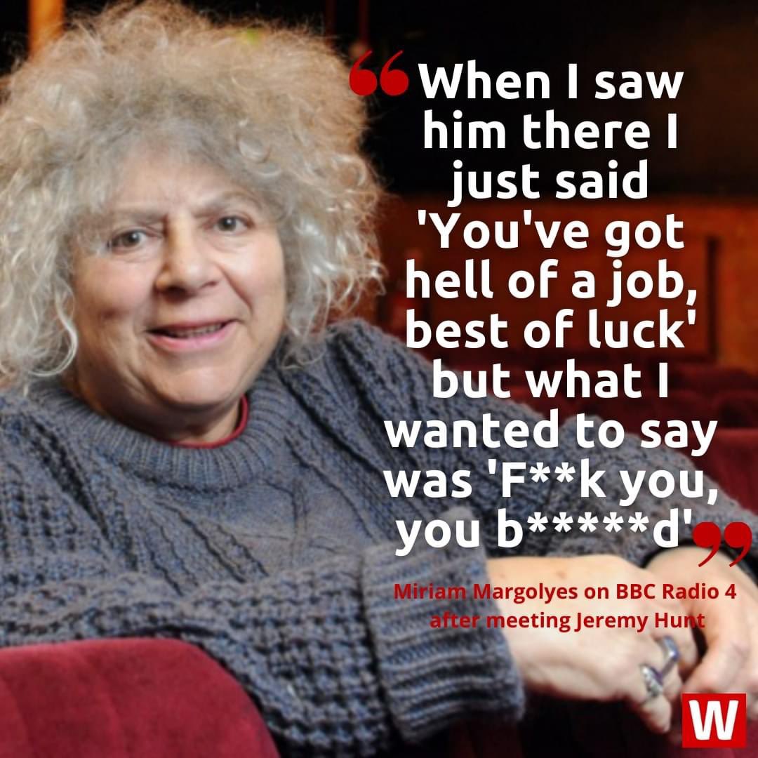 Miriam Margolyes OBE tweet media