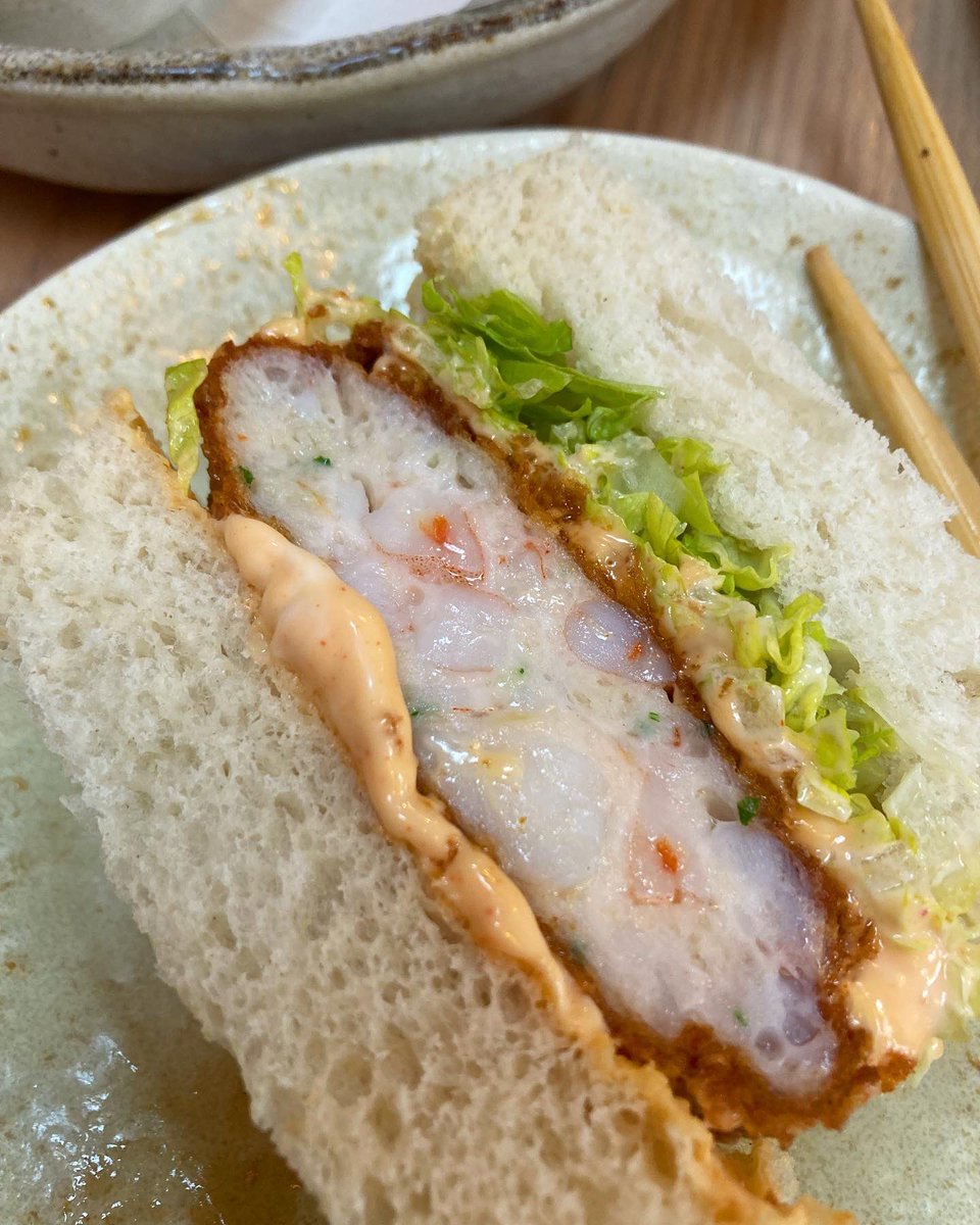 jayrayner1's tweet photo. All the pics from my lunch at Kushi-Ya, Nottingham are now up on Instagram where I am also @jayrayner1 but have a few here: the slow braised pork shoulder, the chicken Tsukune, the prawn sando and the wild mushrooms with brown butter ponzu. Review: https://t.co/xRfLYY0Wwb https://t.co/bz7mdh090Q