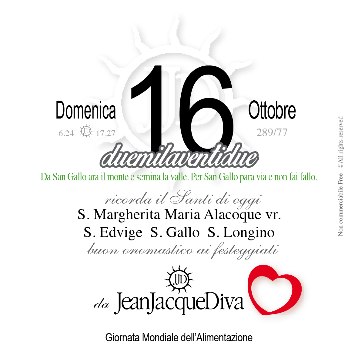 JeanJacqueDiva's tweet photo. Buondì e #Felicegiornata 🌞da #JeanJacqueDiva 🎩🖋
#caffè ☕️virtuale conVoi ogni mattina e il mio #calendario #16ottobre #domenica

#Santodelgiorno

Buon #onomastico a chi festeggia #oggi #Edvige🎁
#giornatamondialealimentazione

#buongiorno #frasedelgiorno #frasibelle
#proverbi https://t.co/ranletRbEM