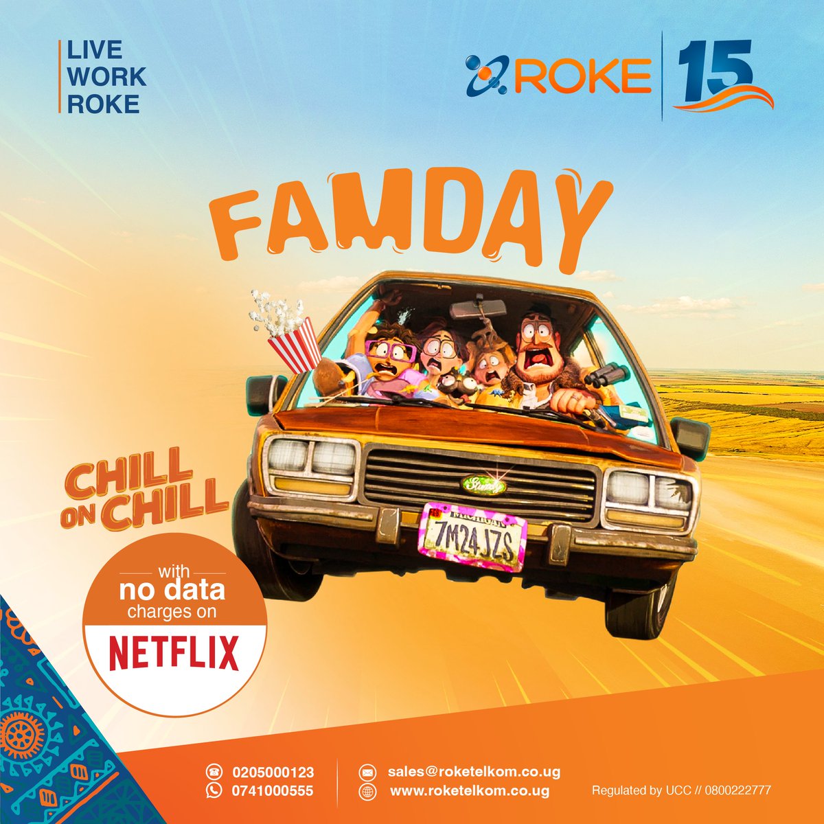 roketelkomug's tweet photo. Enjoy the Sunday with family as you stream your favorite family movies and shows for free. 

#ChillonChill 
#ROKEAt15 https://t.co/z1SbHcCzaM