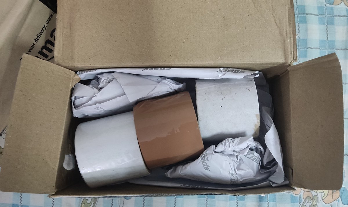 kaala_3345's tweet photo. HELLO AmazonIndia ,I ordered Sparx shoes for women peach white colour size 6. But instead of shoes, I received tapes that too tape wrappers , Not able to replace also. Please look ASAP.
@amazon @amazonIN . https://t.co/dbEcFLF5EN
