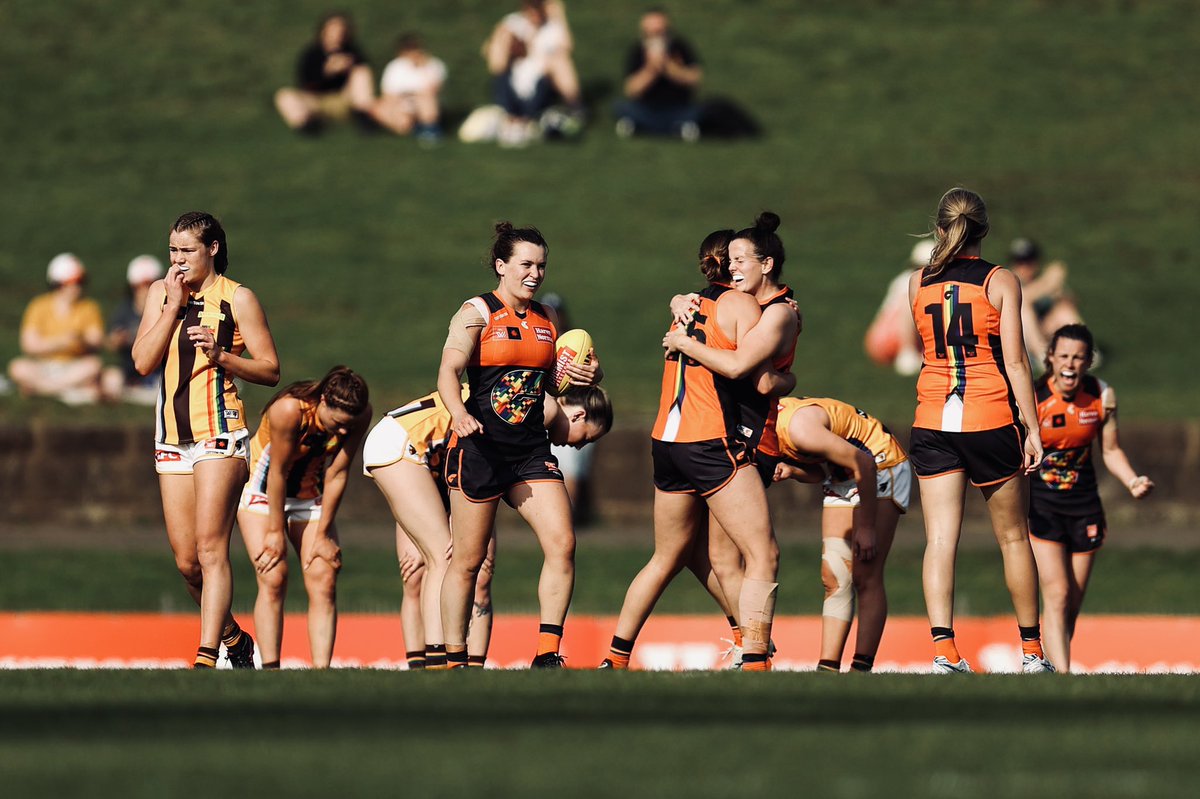 GWSGIANTS's tweet photo. Our final score today was #34 - She’s always looking over us 🧡 https://t.co/LV7BkLPRoN