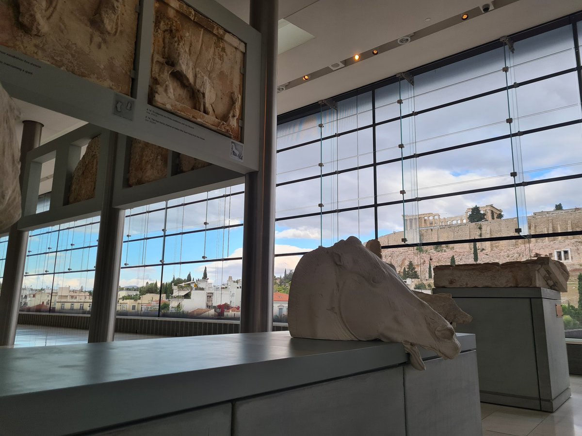 SHSClassics's tweet image. The Acropolis museum is AMAZING! Beautifully curated displays which pose some interesting questions on who should have the marbles... @SurbitonHigh Now onto Delphi...🙏🦅🦅🏛 #ifyouknowyouknow