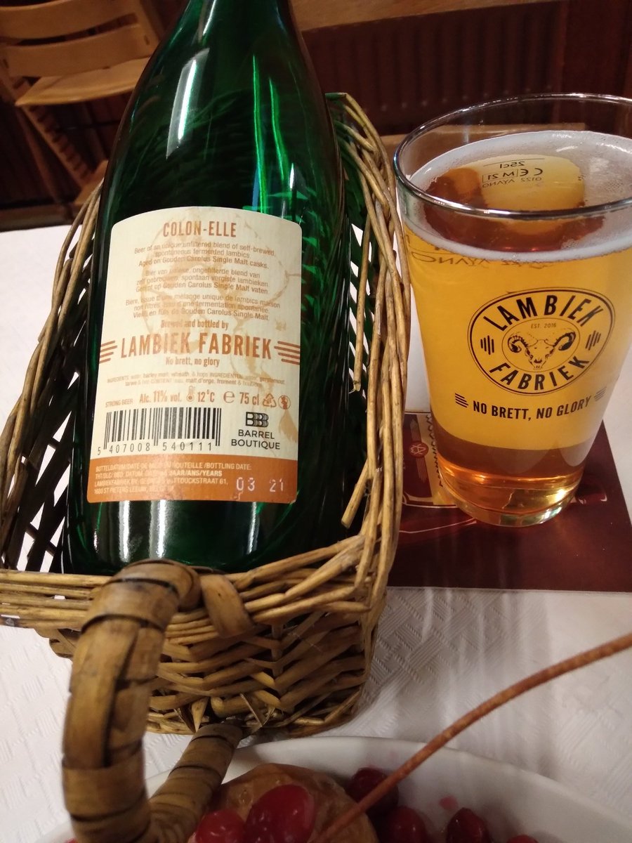 Excellent meal last night <a href="/3fonteinencafe/">3 Fonteinen Resto</a> Mussels cooked in geuze with several glasses of Girardin lambic &amp; a superb venison fillet main course. Beautifuly paired with <a href="/lambiekfabriek/">Lambiek Fabriek</a> Colon-Elle aged in Goudon Carolous whisky casks. A star recommendation from Thomas. Great night.