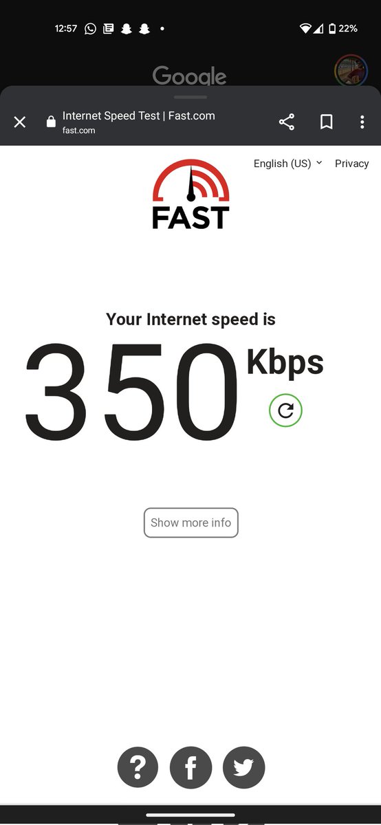 This is the current speed of my 300mbps plan from Airtel extreme fibre in Andaman, shadipur area. What a splendid job @airtelindia! Hats off really! 👏🙌

#Airtel4G #airtelwifi #internet #speed