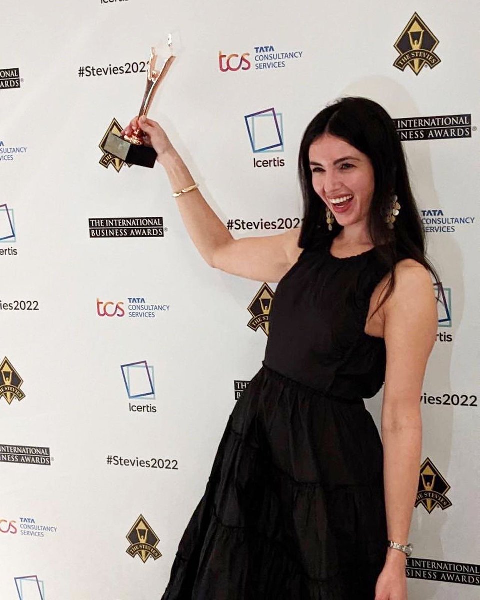 viola_pal's tweet photo. I’m so proud (and thrilled!) that my company @BlackPlatinumG won a Bronze #StevieAward as the “Company of the Year” in 2022 International Business Awards, the world’s premier business awards program 🏆
What a priceless moment ✨ 
And it’s only the beginning 
@TheStevieAwards #IBA https://t.co/JCv5BBanST