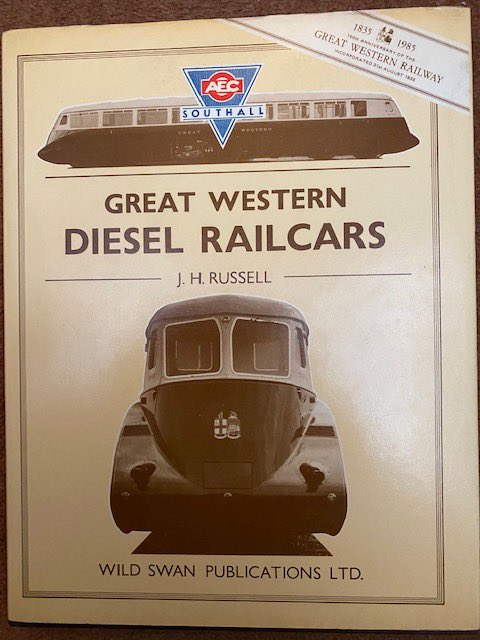 Railway Book of the week, Wild Swan publication - Great Western Diesel Railcars published in 1985. Bargain price of £20 + pp on our website #gwr #dieselrailcar #railway #rail #wildswan #railwaybook