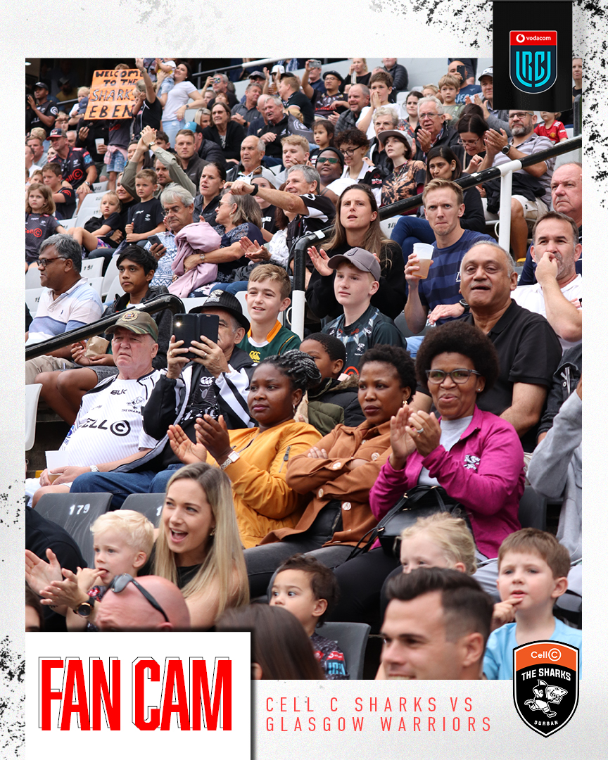 SharksRugby's tweet photo. Thank you for the support 🖤

#FearTheFin Vodacom #URC #SHAVGLA https://t.co/lQLXKMl3yx