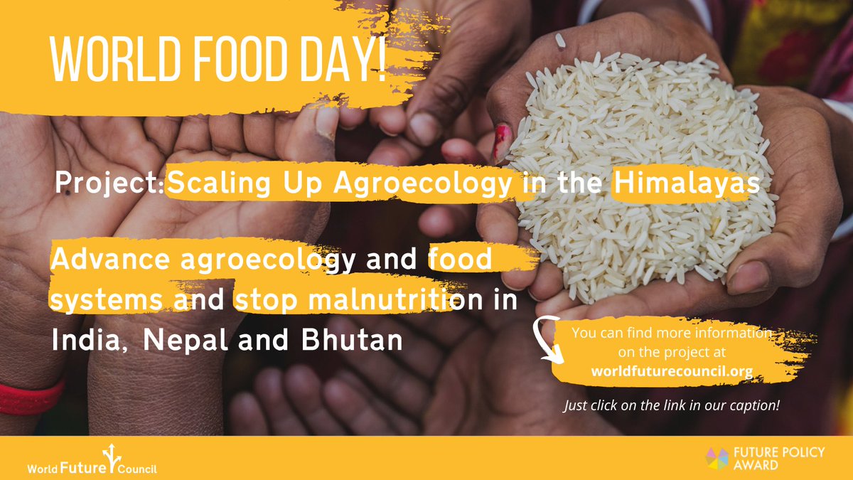 On #WorldFoodDay we ask for more action to scale up #agroecology and #sustainablefoodsystems. These are the aims of our project “Scaling up Agroecology in the Himalayas” in partnership with <a href="/IFOAMorganic/">IFOAM - Organics International</a> – in India, Nepal and Bhutan > ow.ly/Wcp850L9TAU 

<a href="/sekemgroup/">SEKEM</a>