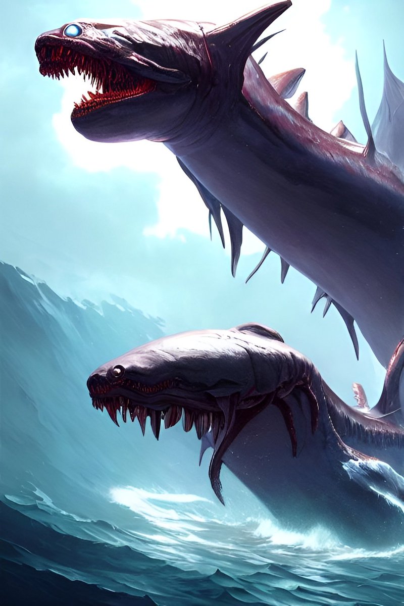 FlowSwift666's tweet photo. Awakened and surfaced from the abyssal sea

#AI #ArtificialIntelligence #art #HorrorArt #AIart #AIArtwork #aiartcommunity #HorrorArt #HorrorGames #conceptart #DigitalArt #darkart #HorrorMovies #horrorface #monster #MarineBiology #Oceans #seamonster #marinamonster #oceancreature https://t.co/rTXgAcA6Jt