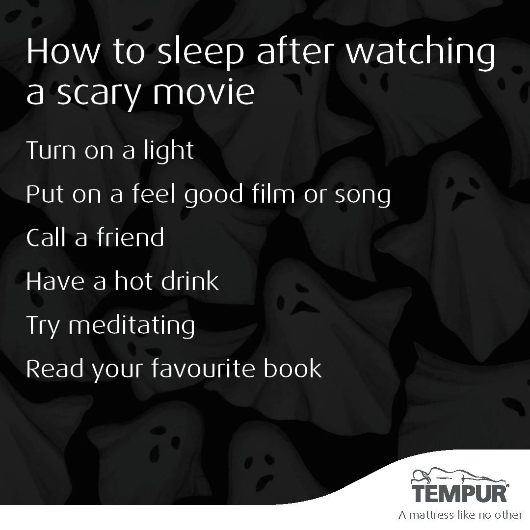 Can you sleep after a scary movie?