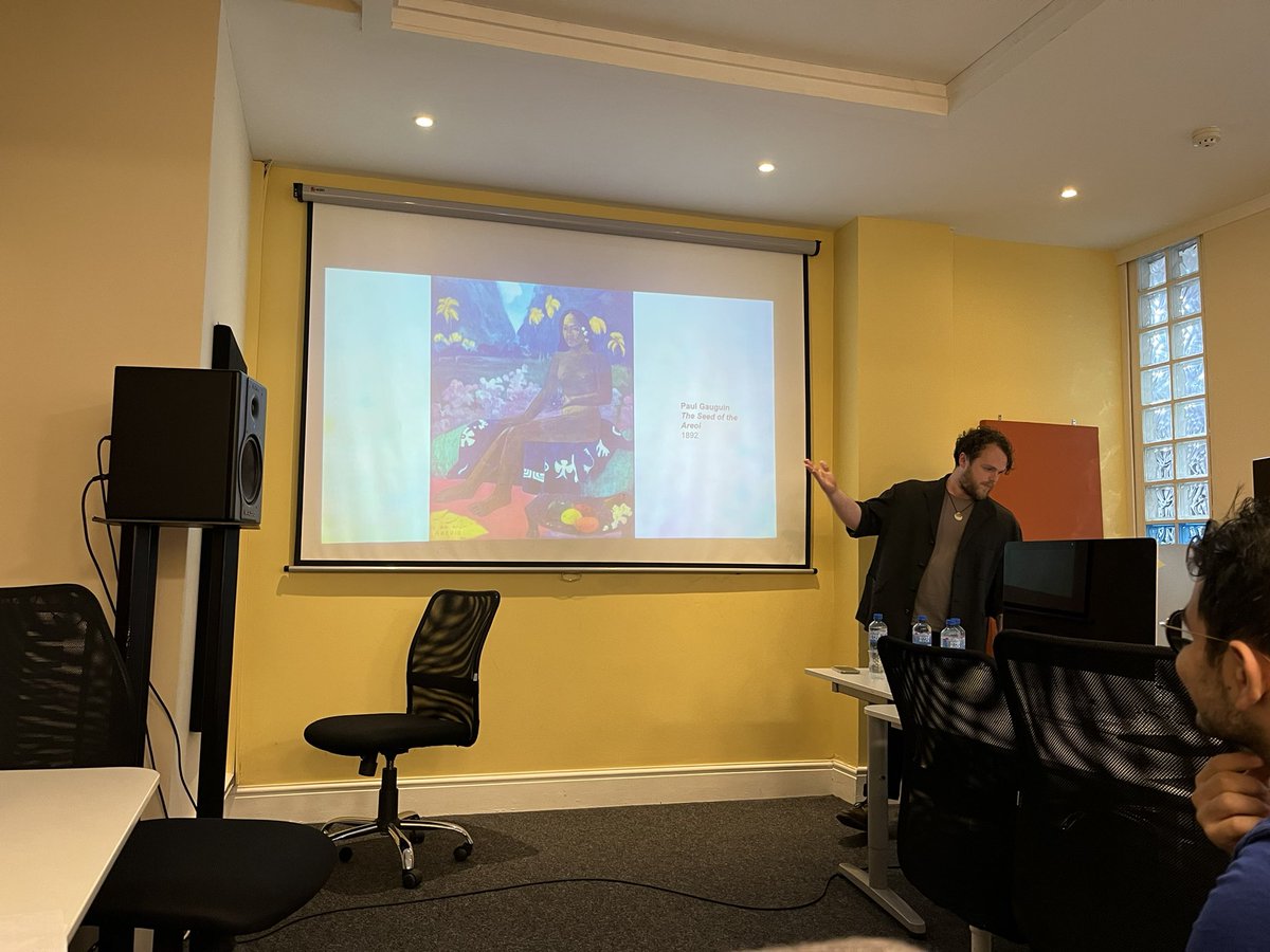 RMulhaire's tweet image. Our final speaker was Dr Jye O’Sullivan, assistant lecturer in the history of art in @TUDGrangegorman and senior research assistant in the European Research and Technology Laboratory
#pulsevcc #imageandword