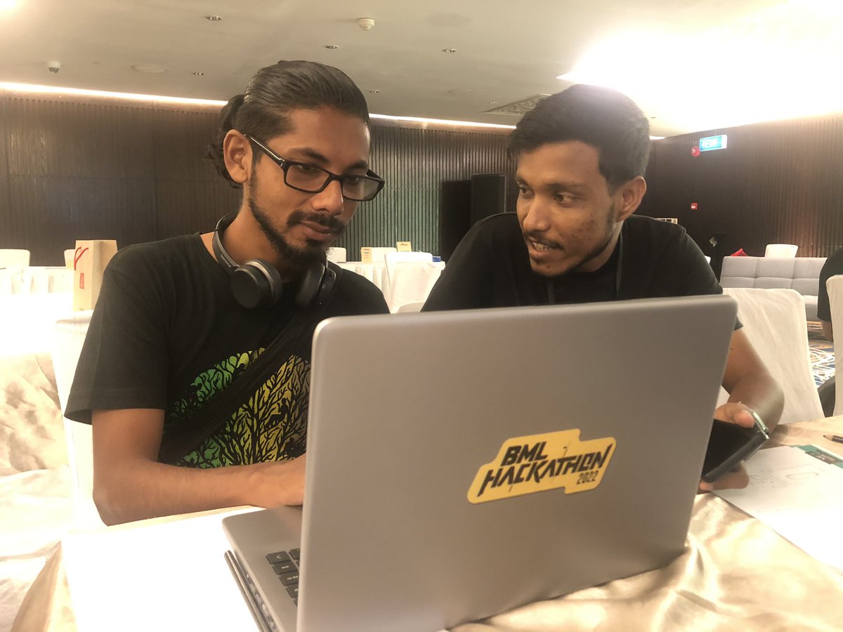 TheRealiRFAN's tweet photo. #BMLHackathon #BMLHackathon2022 @bankofmaldives https://t.co/gOXqrDtY1D