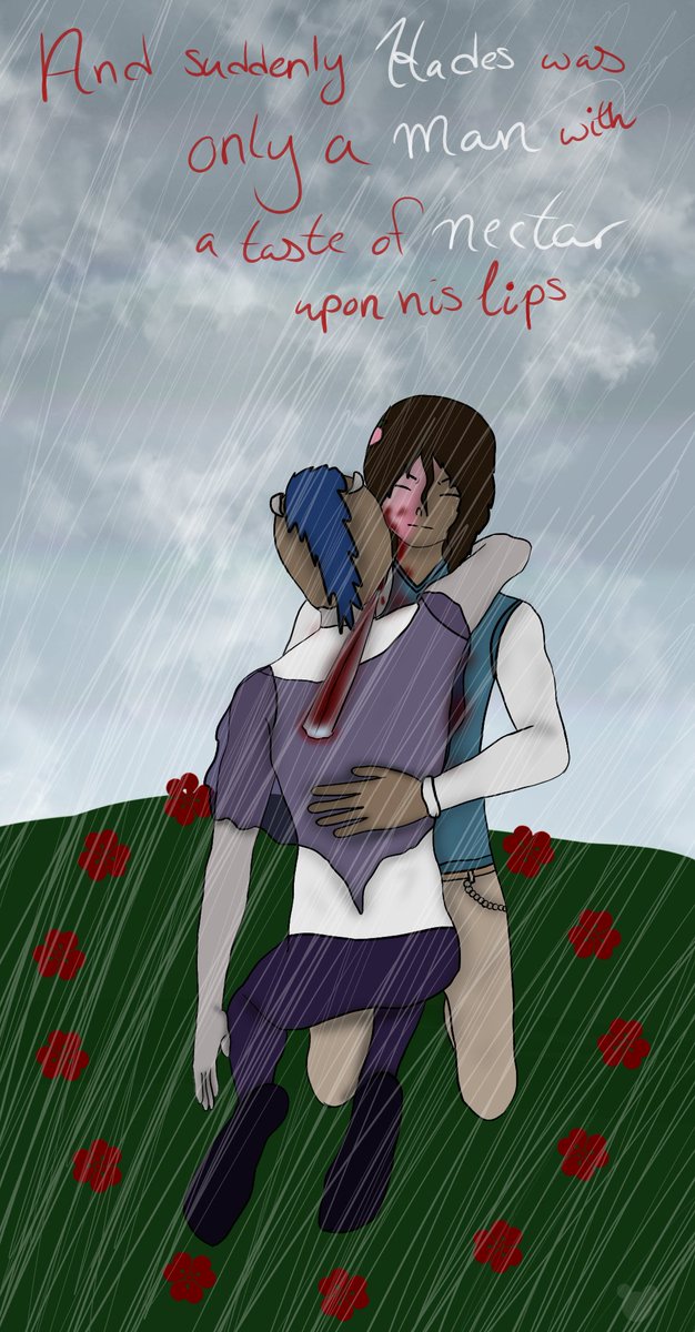 Twohalvescos's tweet photo. And suddenly Hades was only a man, with a taste of nectar upon his lips | au revoir, mon étoile filante | - We saved Elle, and lost Loke. Thanks to everyone who watched tonight! https://t.co/DIG0tzWh4K