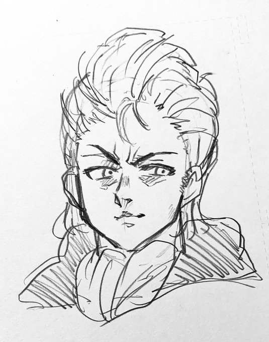 某ジェリド中尉みたいになった
男の人描くのクッソ楽しいのよね 