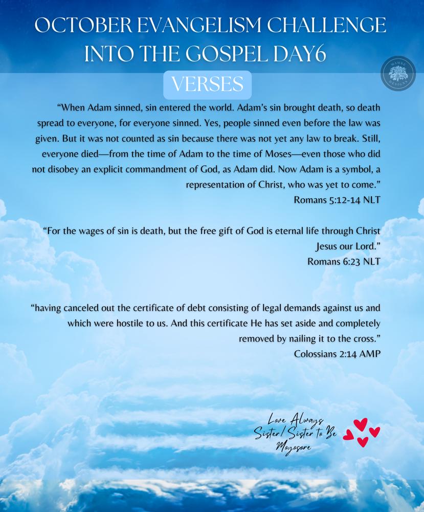 moyosoreoyinkan's tweet photo. Why did there become a need for the Gospel?
Why would anyone need the Gospel?
Day 6: #Pathogensis- Why?
Your truth has come and you should click this link: https://t.co/AVDpC4Aopp
Have a lovely Sunday❤️ https://t.co/TLfzQACpRy