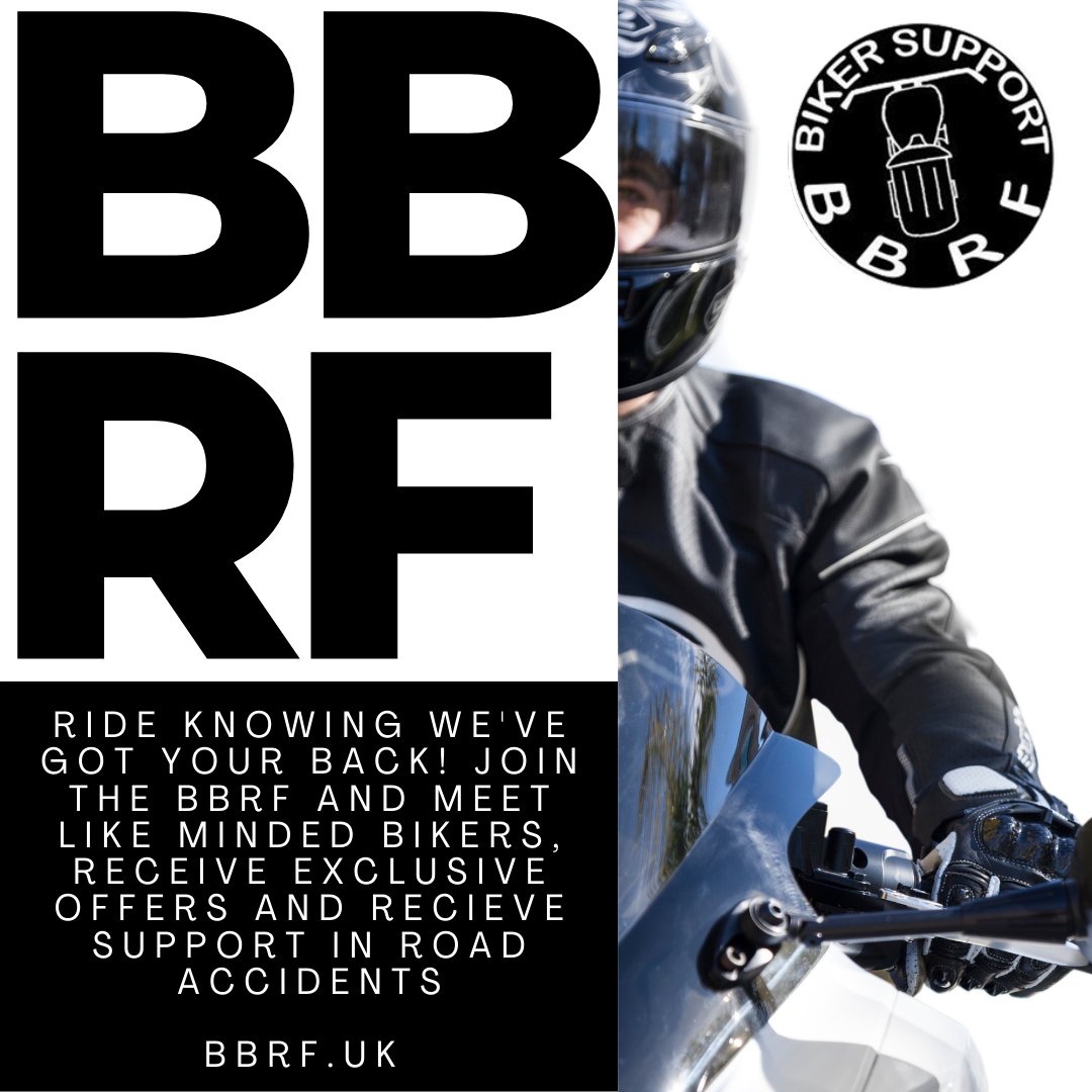 OfficialBBRF's tweet photo. For peace of mind when driving join the British Biker Relief Foundation. 
Find out how we can support you at
https://t.co/ZLlvq7daXG

#TheBritishBikerReliefFoundation #BBRFOfficial #bbrf #competition #motorcycles https://t.co/qfZVrOZ3GV
