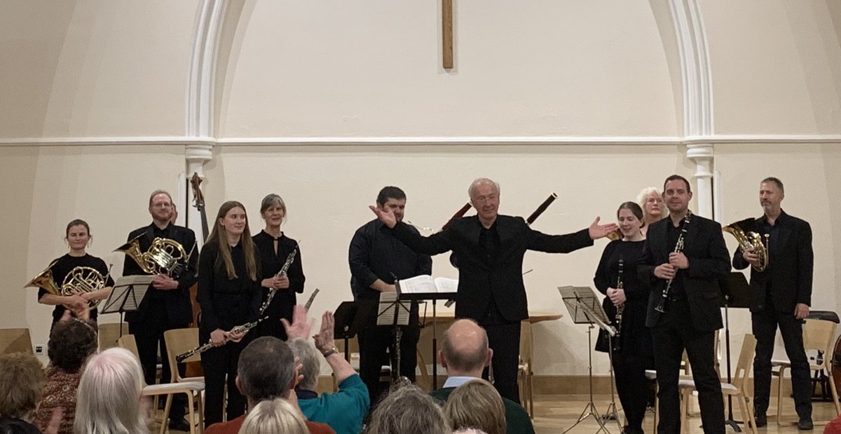 SinfCam's tweet image. A superb evening with Mozart and Tavener at Downing Place URC last night. Transcendent playing from Graham Walker, and a magnificent performance of the Gran Partita. Thanks to everyone involved! Until next time - 26th February at West Road Concert Hall, with Weber and Fauré.