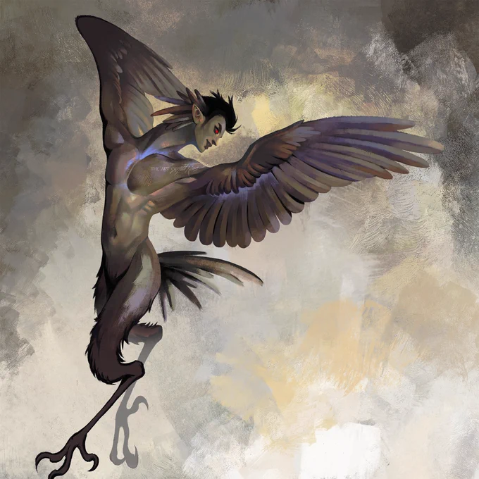 mythical bird people  