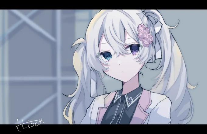 #リプ来たプロセカのMVのスクショを自分の絵柄で再現する #prsk_FA 2枚目!ニーゴミク 