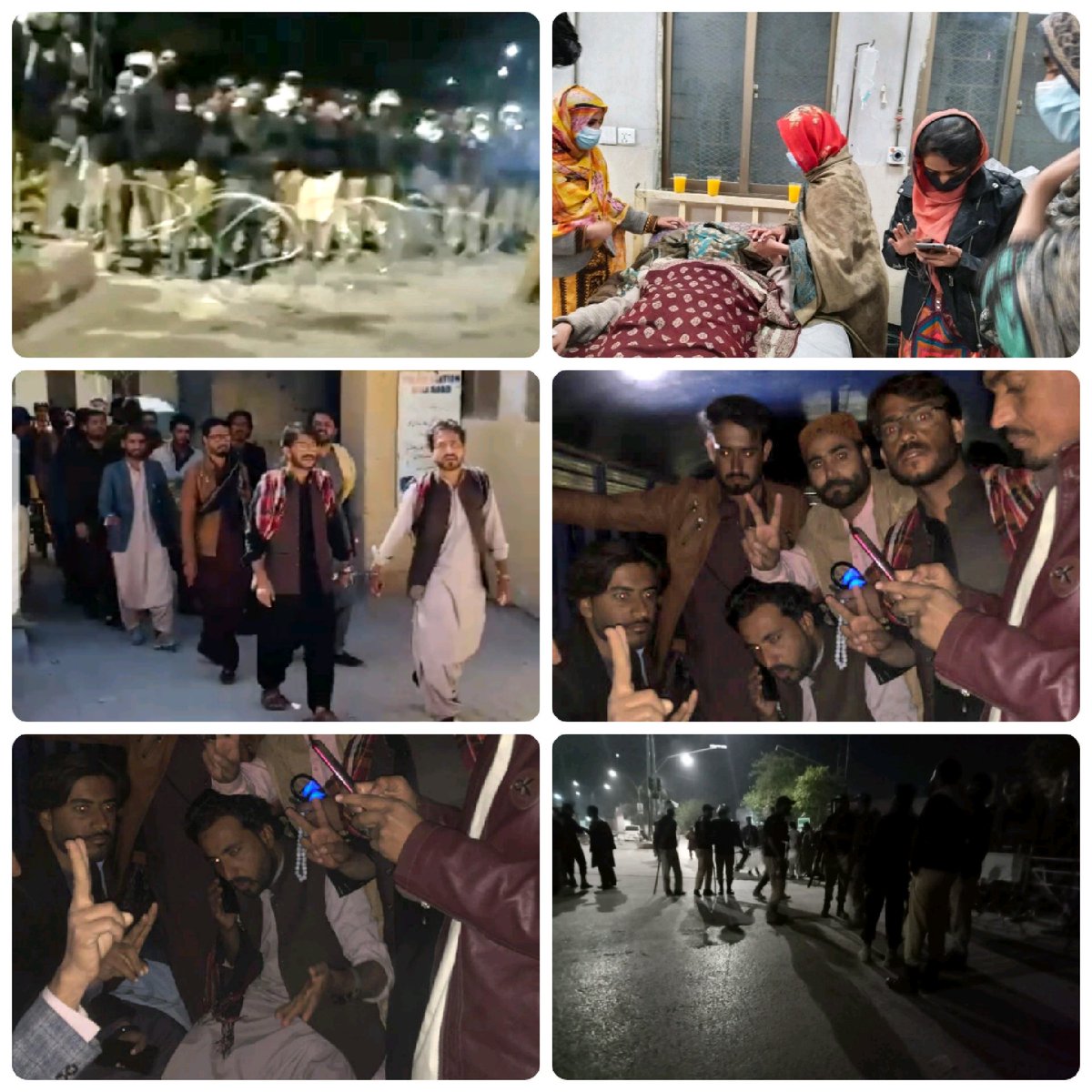 جو حکمران قرآن کے نام پہ دھوکہ دے کر بلوچوں کو سولی پہ چھڑا سکتیں ہیں وہ رات کے اندھیروں میں بھی بزدلوں کی طرح وار کر سکتے ہیں،
بلوچستان کے پڑھے لکھے فیزیوتھراپسٹ  جس میں فیمیل اوربی ایس او کے مرکزی کامریڈ شامل ہے ان پہ تشدد اور گرفتار کر کے زندانوں میں قید کرنا بزدلانہ عمل ہے
