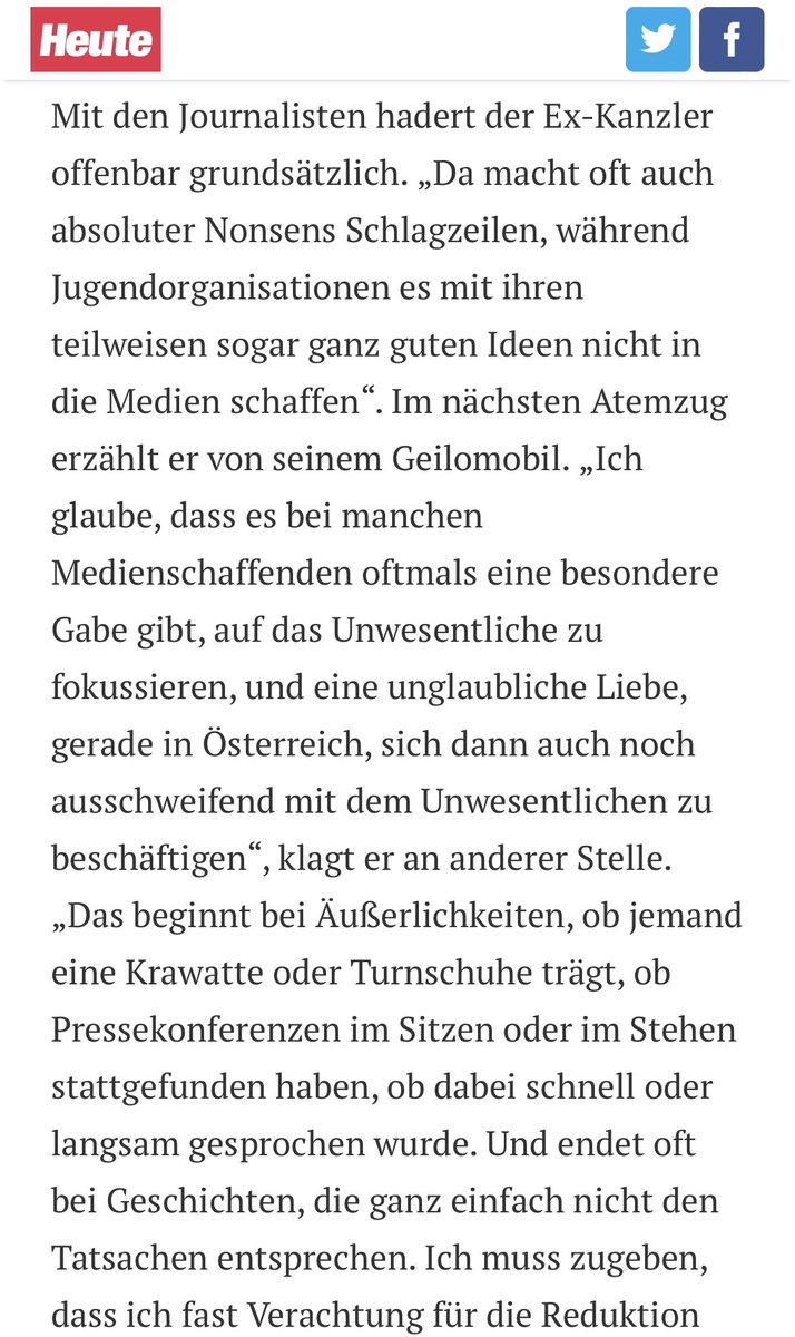 ArminWolf's tweet photo. Man kann kritisieren, wieviel Aufmerksamkeit das Buch des Ex-Kanzlers bekommt, aber selbst die bisher längste Rezension dazu schreiben - und (trotzdem) die beste, wie @NusserChristian:
https://t.co/4So1asYs8c https://t.co/FSTaKIXXLh
