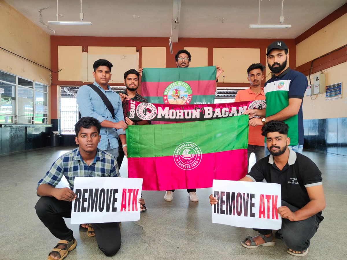 MbcOfficial's tweet photo. Remove ATK from God's own Country.
#RemoveATK #JoyMohunBagan #OnlyMohunBagan https://t.co/gFcNlTHdfy
