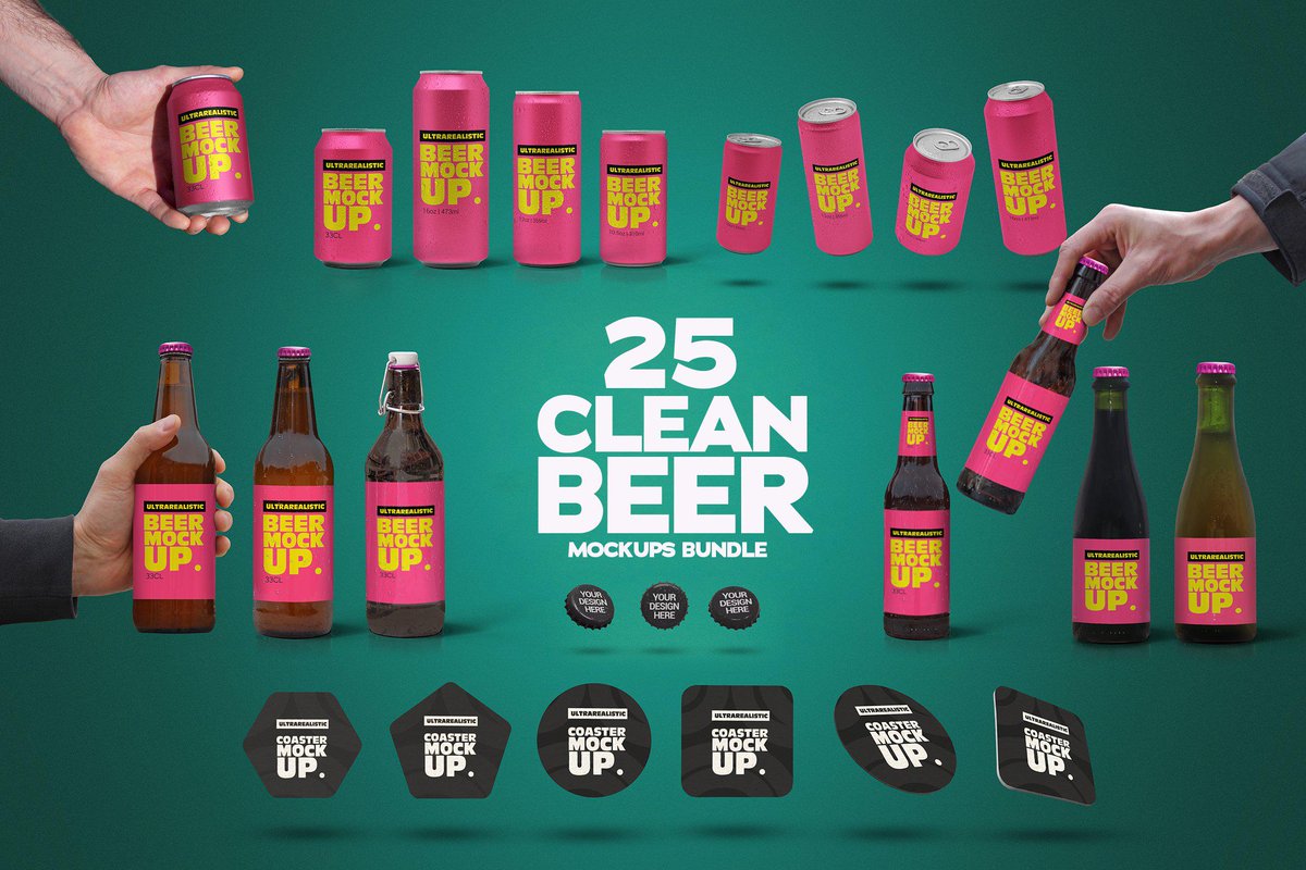 DavidZydd's tweet photo. 25 Clear Beer Mockups Bundle https://t.co/4Pe5Gyoyyw  #33cl #10oz #psd #imperial #isolated #polygon #black #12oz #mockup #presentation #perpective https://t.co/xAiWo5zi2J