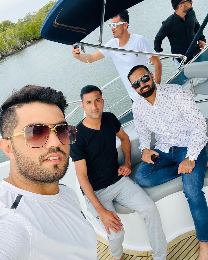 We’re Ready🏏<a href="/T20WorldCup/">T20 World Cup</a>🐅
                        🌟🌟🌟
<a href="/MohammadNabi007/">Mohammad Nabi</a> 
<a href="/rashidkhan_19/">Rashid Khan</a> 
<a href="/Mujeeb_R88/">Muj R 88</a>