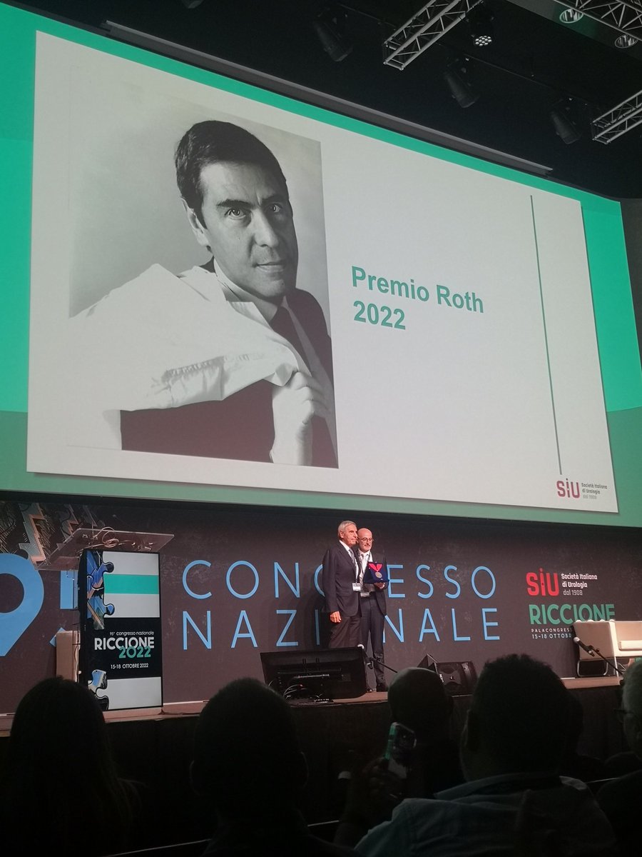 Premio Roth 22 all'immenso Prof. Rigatti. #SIU22