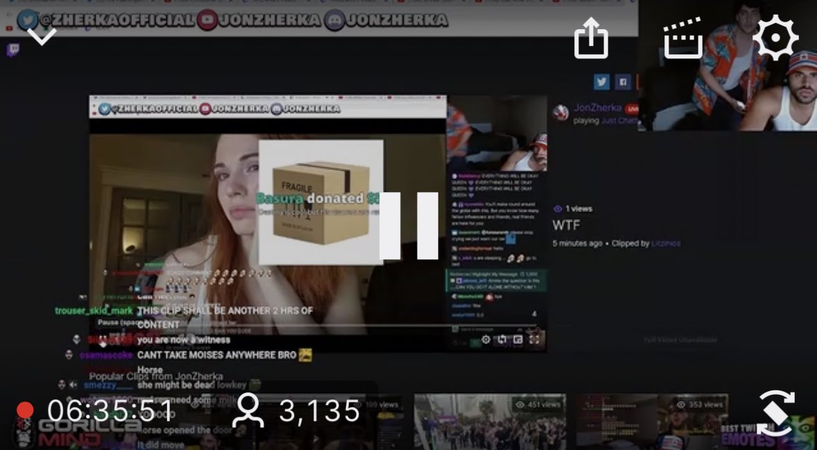 Arab on Twitter "Amouranth’s door opened right before the stream cut
