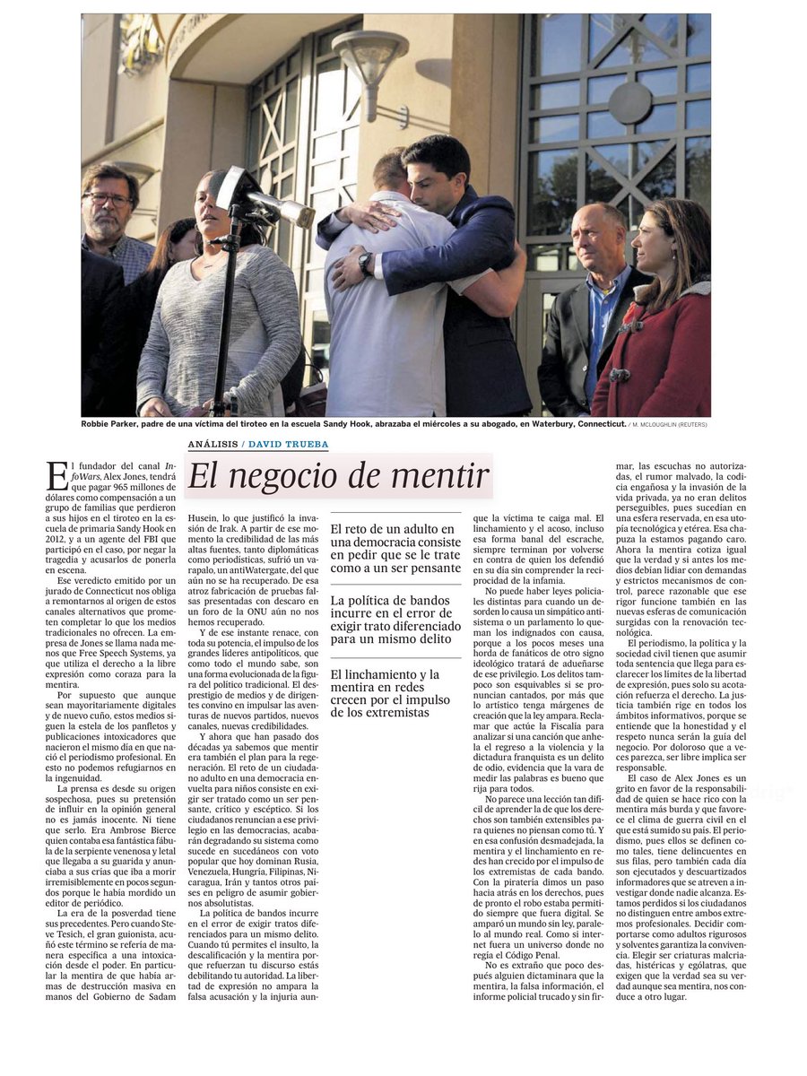 Un grito en favor de la responsabilidad