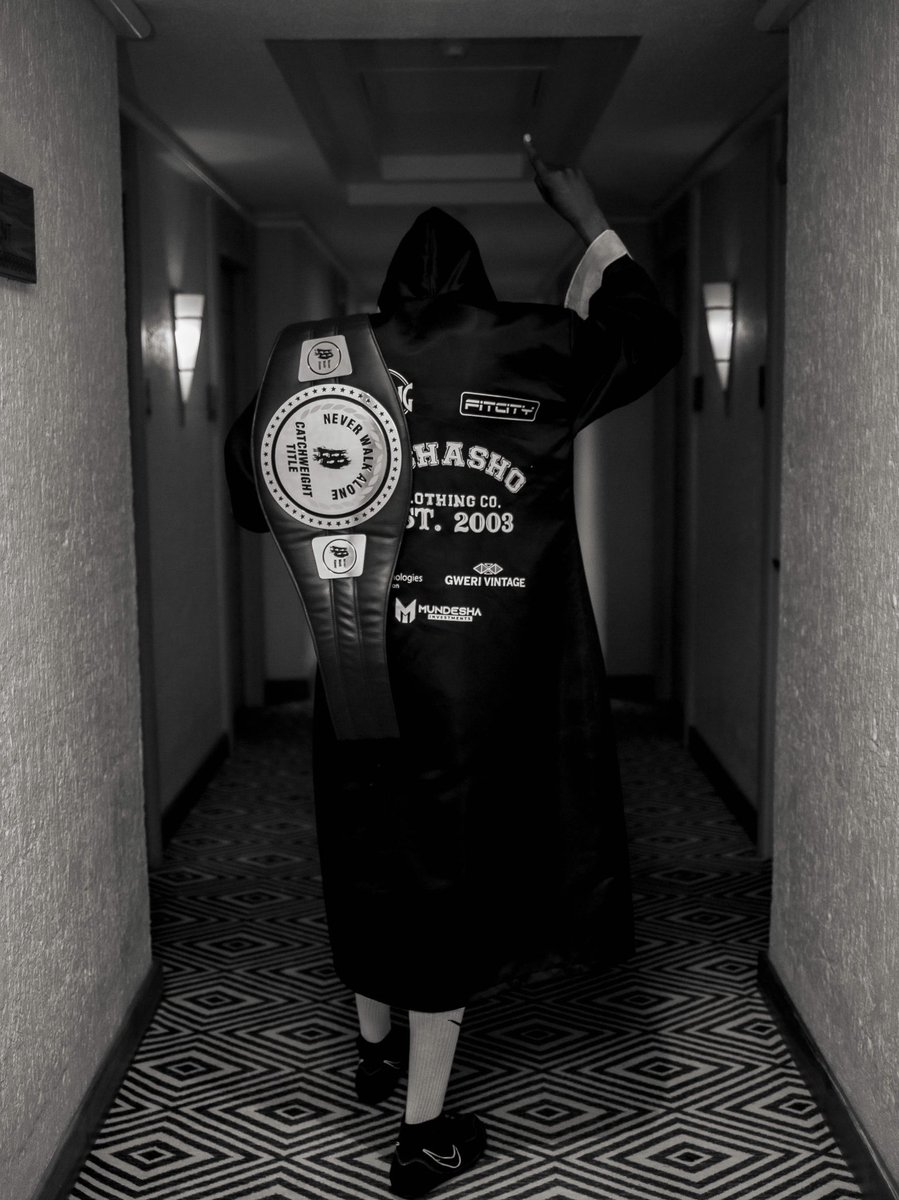 CHAMPION 👑 <a href="/KINGTEEDEE3545/">KTD</a> 🥊

We came out, raised funds, rocked Tim Ekandjo and went home with the belt! Mshasho x Gweri Vintage 👘 
#KTDvsTim #NeverWalkAlone 🇳🇦 

📸: <a href="/Leoviich/">TheHybrid🐺</a>