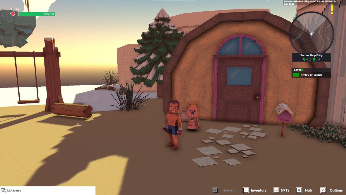 faderyzz's tweet photo. @TheSandboxGame I just finished my quest on Pororo experience on the #SandboxAlphaS3 for a chance to win a Season 3 Alpha Pass! Here I am with a cute Pororo. Check out my screenshot!

#Pororo https://t.co/4WszDdIYPB