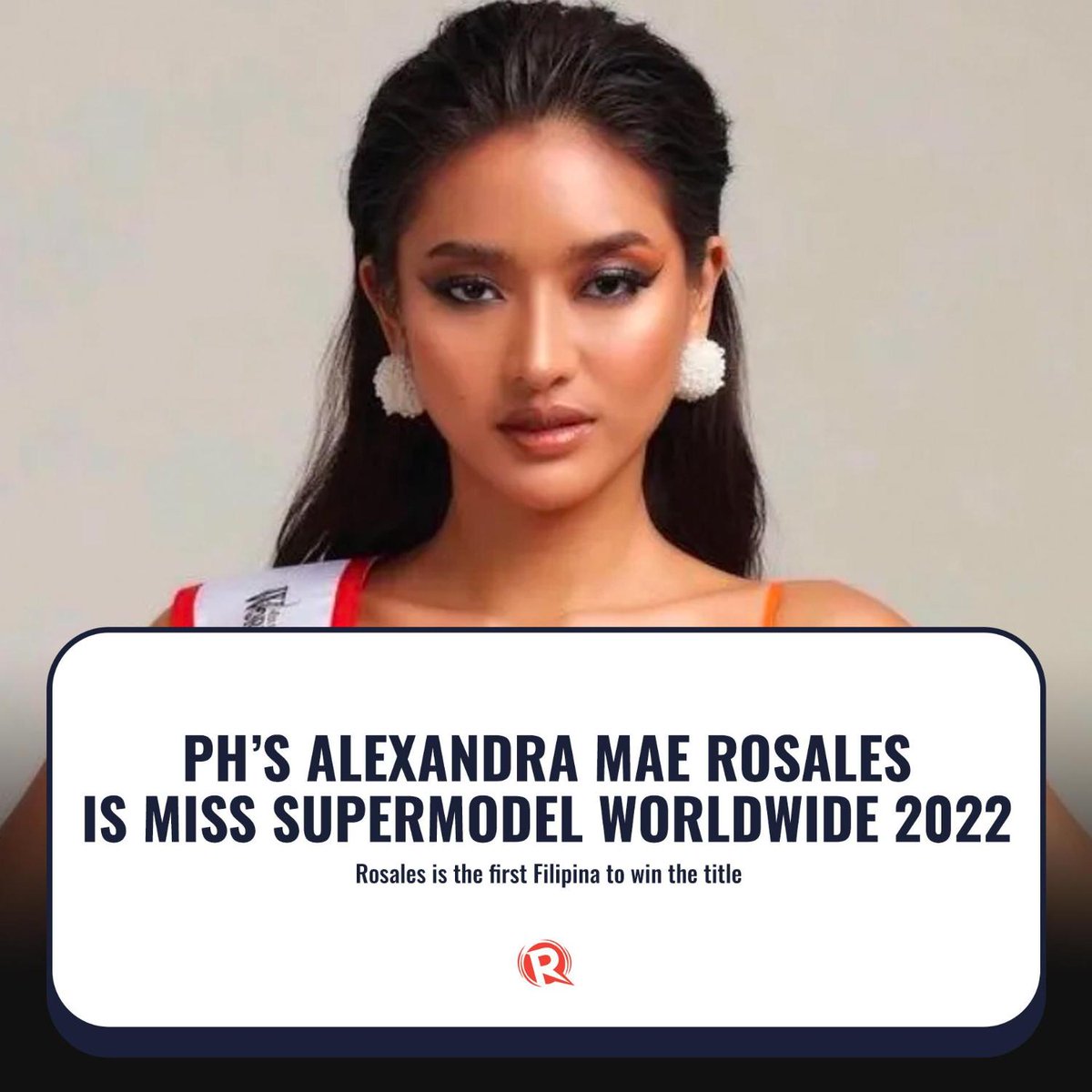Alexandra Mae Rosales of the Philippines was named Miss Supermodel