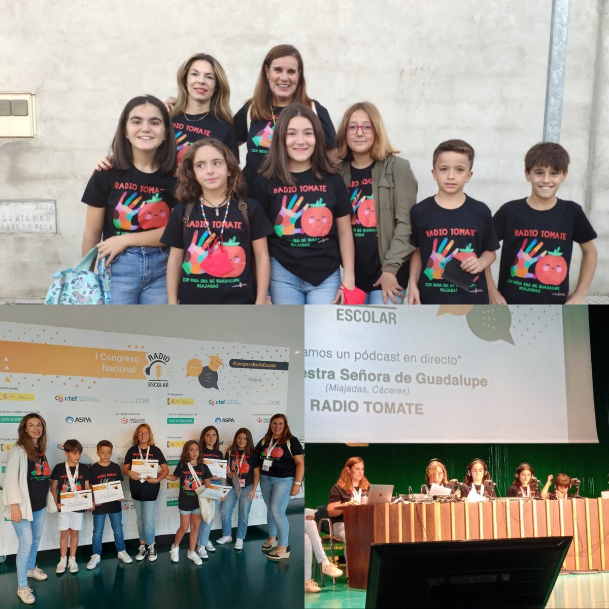 radiotomate's tweet photo. #CongresoRadioEscolar @educaciongob @Junta_Educacion @educaINTEF @RadioEdu 📻🍅 https://t.co/6QdT3zFhcj