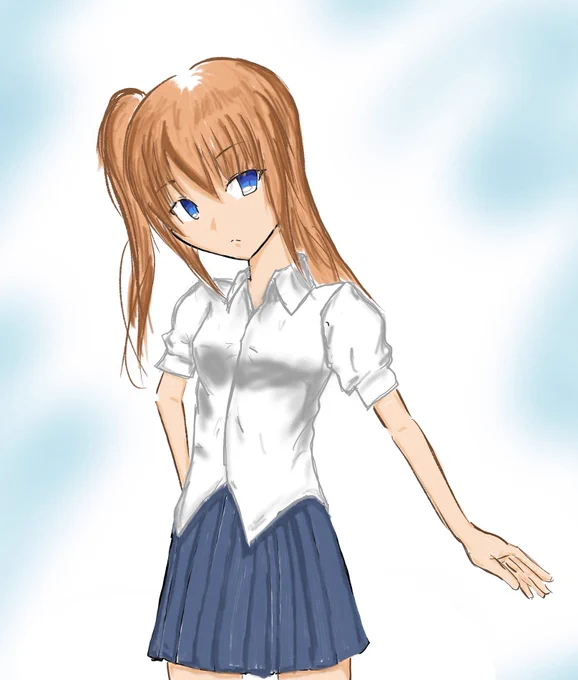 そいや、絵が進化と言えばiPad入手後初のこれ←と、昨日の山城→と比べたらさあもんエボリューションをかんじられるのでは? 