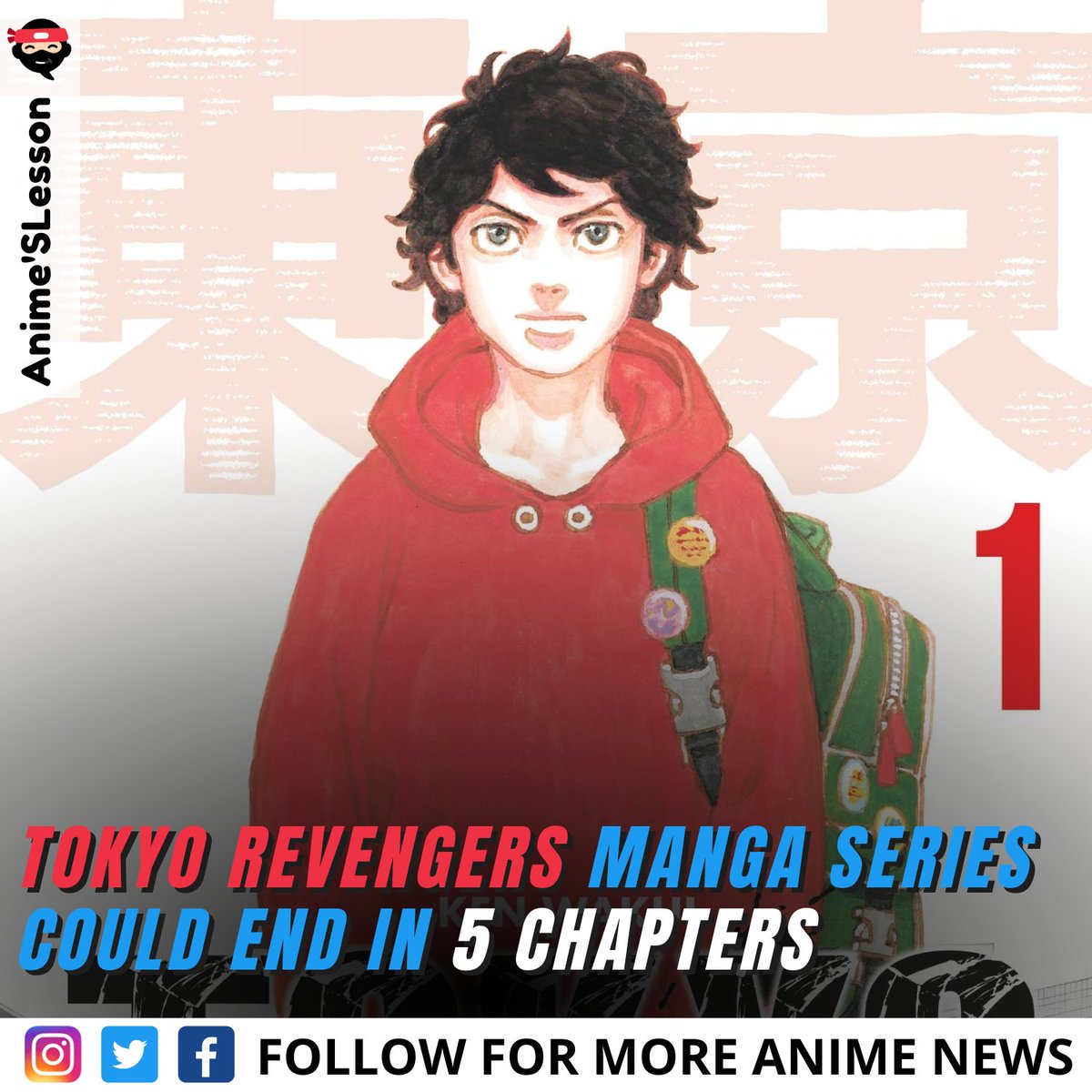 AnimeLesson's tweet photo. A leak from the upcoming Kodansha’s Weekly Shonen Magazine reveals that the series will officially end in 5 chapters. 
More info - https://t.co/AyHsxgLGM3

#onepiece #anime #naruto #manga #luffy #otaku #zoro #dragonball #sanji #nami #attackontitan #animeedits #onepieceanime https://t.co/AH2cH6CbBa