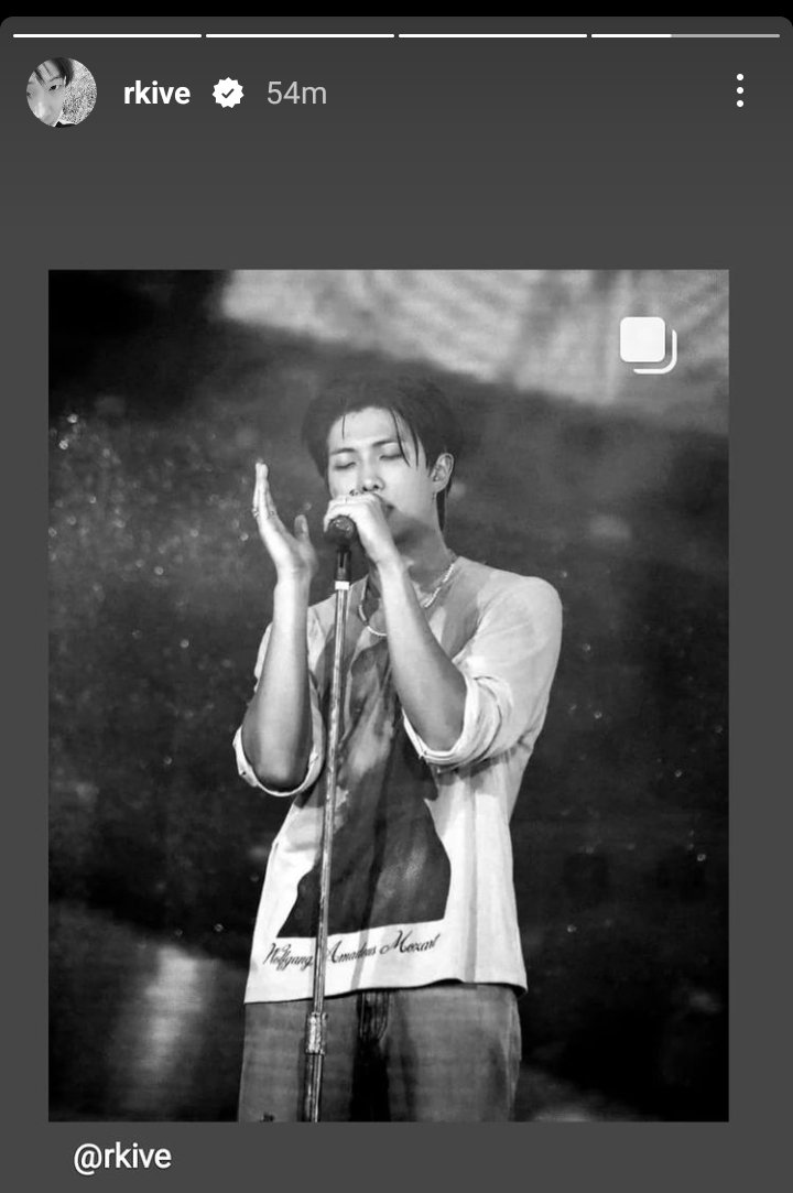 Bts Ig Updates On Twitter Rm Official Instagram Stories