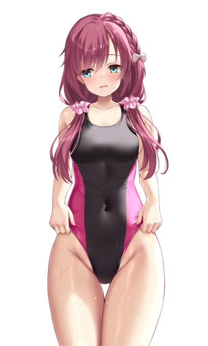 馬庭芦花×競泳水着 