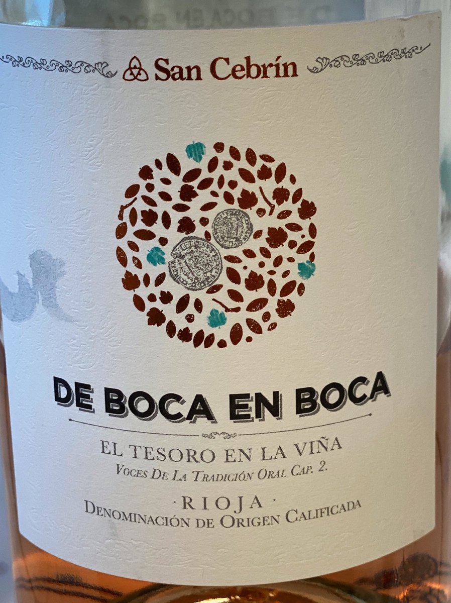 Fantastic rosado from the San Cebrín co-op. €3.60 a bottle. #rioja #riojawine #riojareport