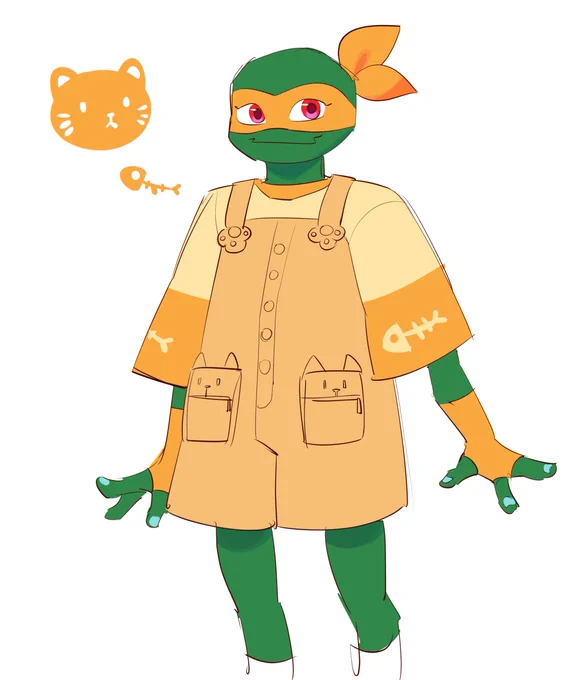 everyone asleep post tmnt fanart 