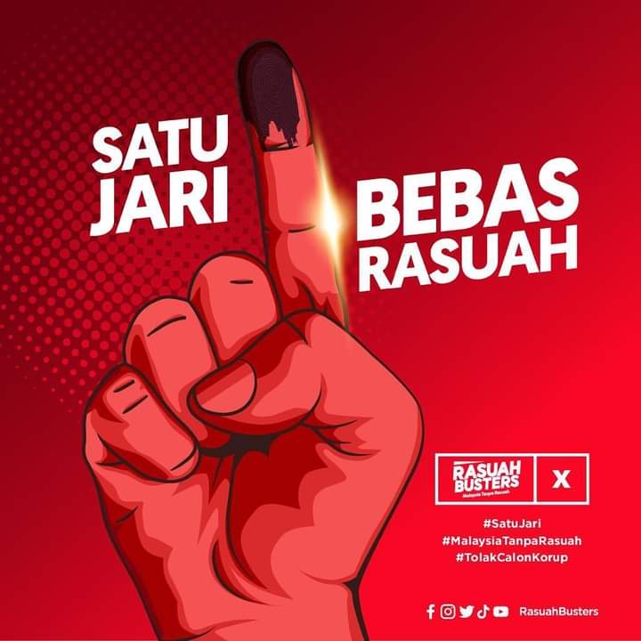 JPRN_Perlis's tweet photo. Satu jari bebas rasuah. https://t.co/5f7Hf2sqMn
