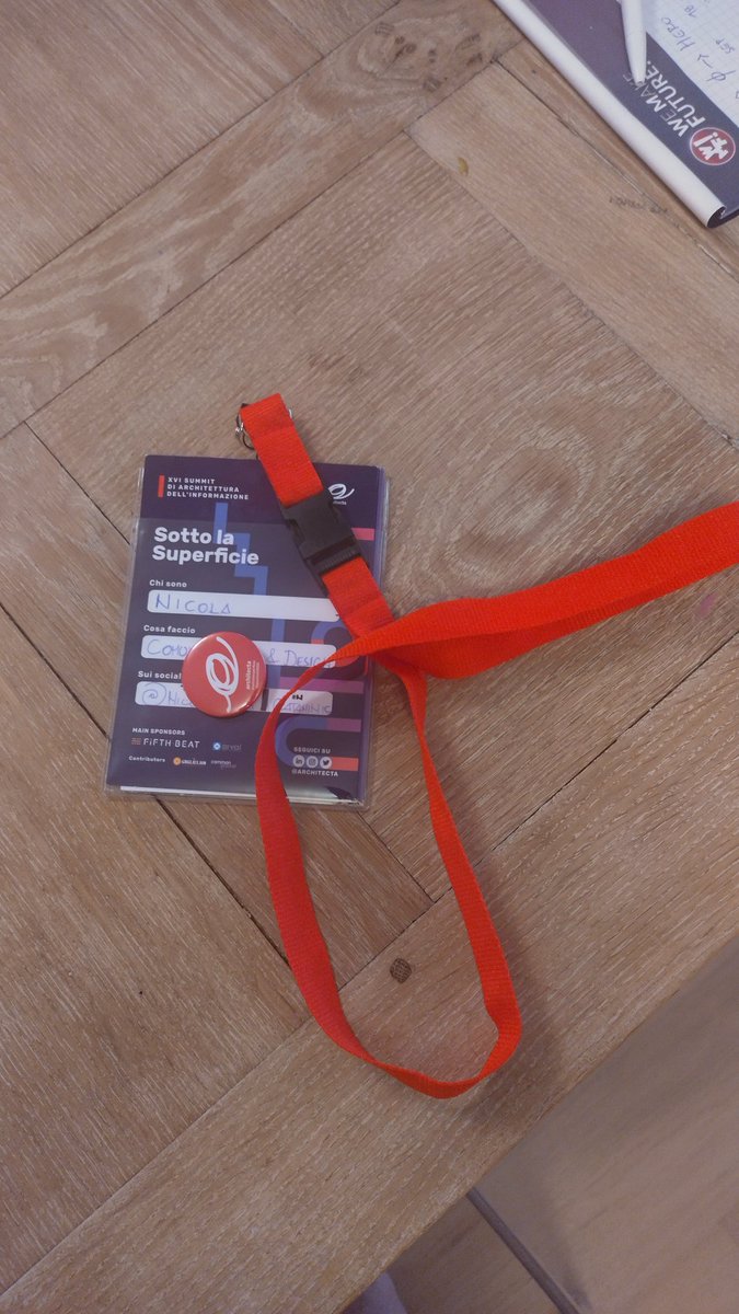 Anche quando il #Summit #IIAS22 di <a href="/ArchitectaIA/">Architecta</a> è finito e ci togliamo badge e spilletta, #wearearchitecta sempre e comunque 😉