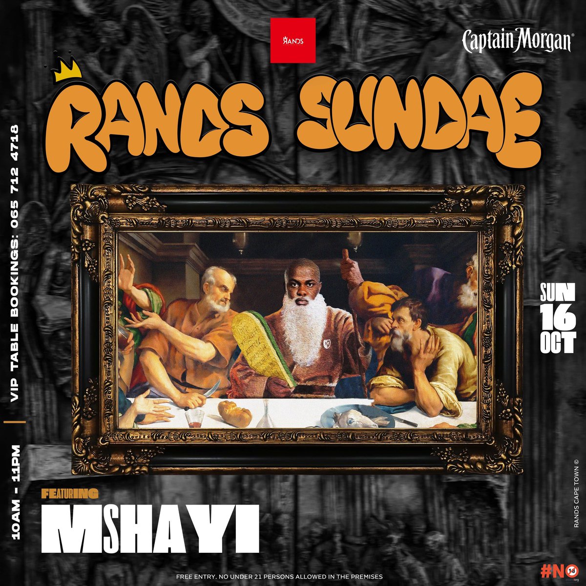 It’s a beautiful day to have fun under the sun ☀️ at the highly anticipated weekly #RandsSundae service with your leader <a href="/Mshayi_Mbeki/">M</a> 

Get your best Sunday outfits ready coz it’s going to epic!