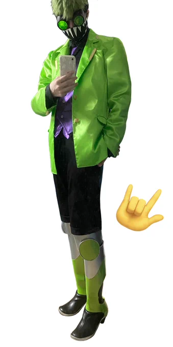 コスプレ・顔注意スーツタビオの衣装できた〜〜!! 