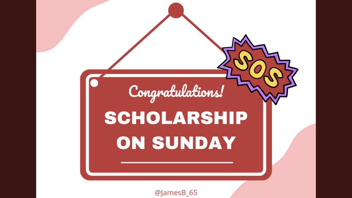 🆘 Scholarship on Sunday

This week’s $100 is awarded to

@LUCKYJ0YC3 

a 1st year college student taking up Bachelor of Arts in Philosophy. Will help with school supplies &amp; transportation fees.