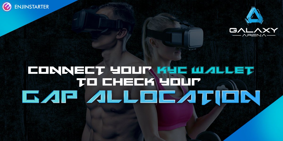 Get more out of @galaxyarena_io! #IDO goes live tomorrow! 🌌

▪️ Check your GAP Allocation at launchpad.enjinstarter.com by connecting your KYC wallet address. 
▪️ FCFS allocation will appear after the GAP rounds end.

💥 Video Guides: bit.ly/EJSVideoGuides
