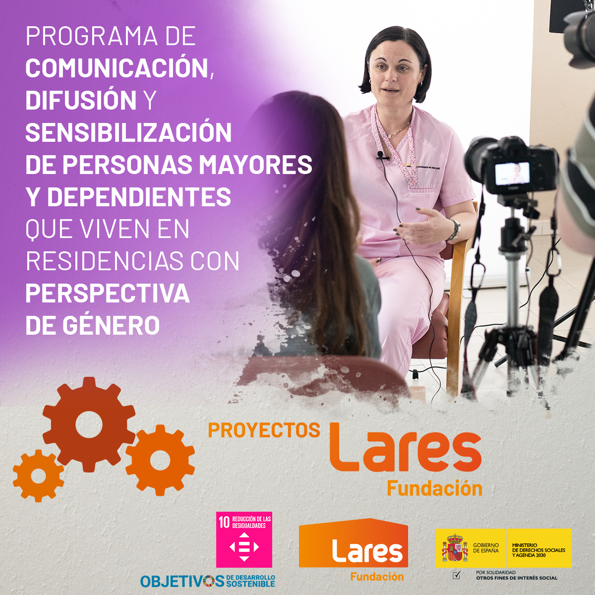 Laresmayores's tweet photo. Conocer de primera mano la opinión de las profesionales que apoyan en el cuidado a las personas que viven en #ResidenciasLares es fundamental para mejorar su #Calidadde Vida.
Ellas son uno de los pilares básicos del #TercerSectordeAcciónSocial
#Allídondenadiellega @MSocialGob https://t.co/jExS4cDlSF