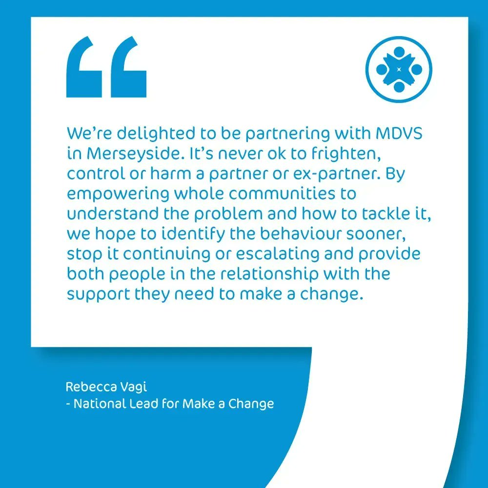 merseyside_dvs's tweet photo. Rebecca Vagi, the National Lead for Make a Change said 'We're delighted to be partnering with MDVS in Merseyside.'
https://t.co/p351cjdavT
#makeachange #mdvs #mac #merseyside https://t.co/izCA0iObIK